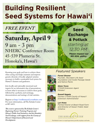 April 9 Seed Flyer